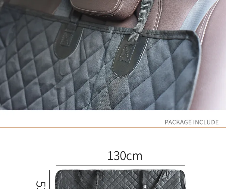 Mantas para perros de coche a rayas, antideslizantes, impermeables, para mascotas, tapete para el asiento trasero, material de tela