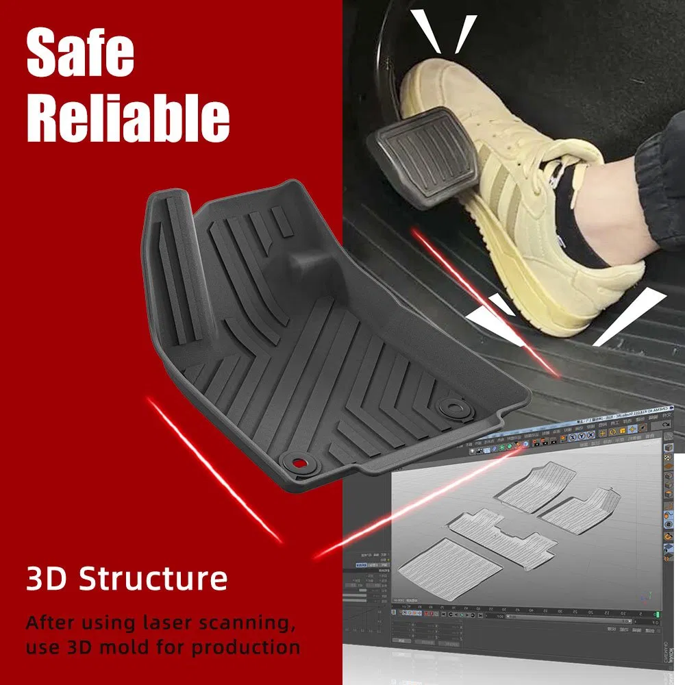 Nuevas Llegadas TPE 3D Alfombrilla de Piso para Coche Impermeable Antideslizante para Mg S5 EV 2025