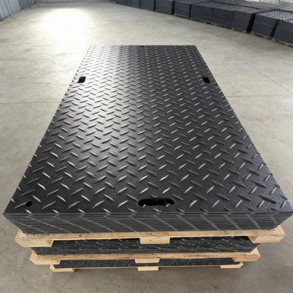 Mats de UHMWPE duraderos diseñados para caminos temporales, áreas de carga y acceso para movimiento de vehículos