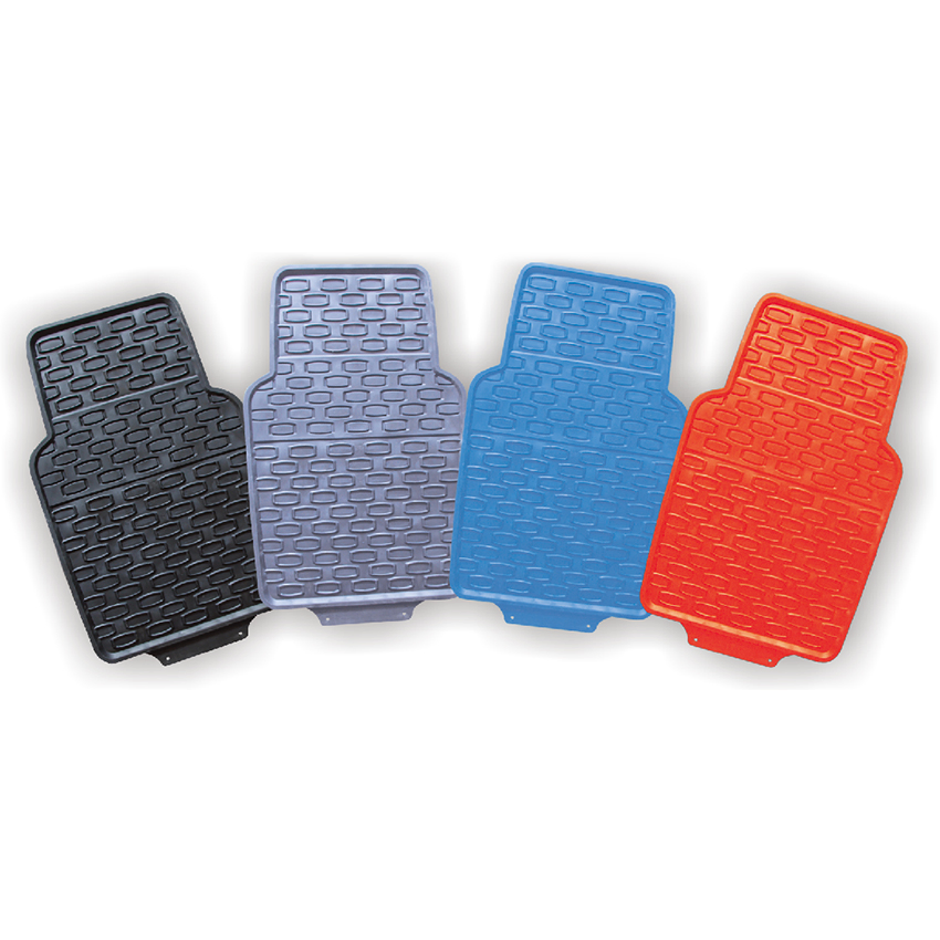 Juego Completo Colorido de Alfombrillas de Piso de PVC Antideslizantes de Lujo para Automóvil