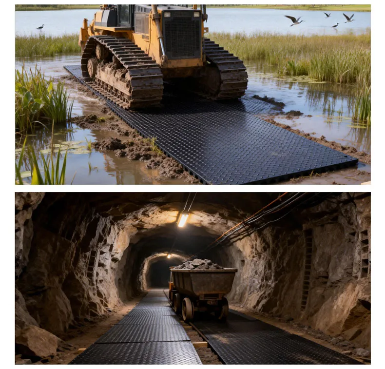 Mats para carreteras temporales