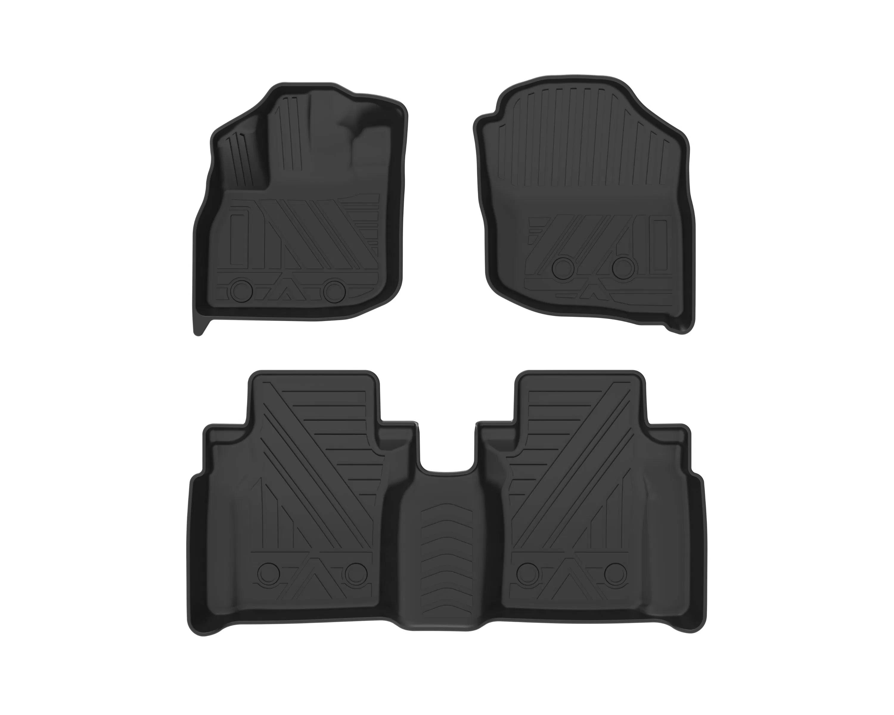Alfombrilla de coche Deeon para 2008-2014 Honda City TPE 3D ecológica, impermeable y antideslizante