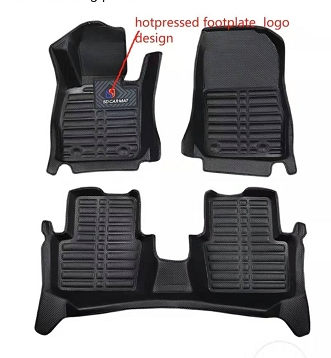 Fabricante Profesional de Alfombrillas de Piso de EVA para Automóviles de Cuero PVC Personalizadas 5D Alfombrillas para Toyota KIA