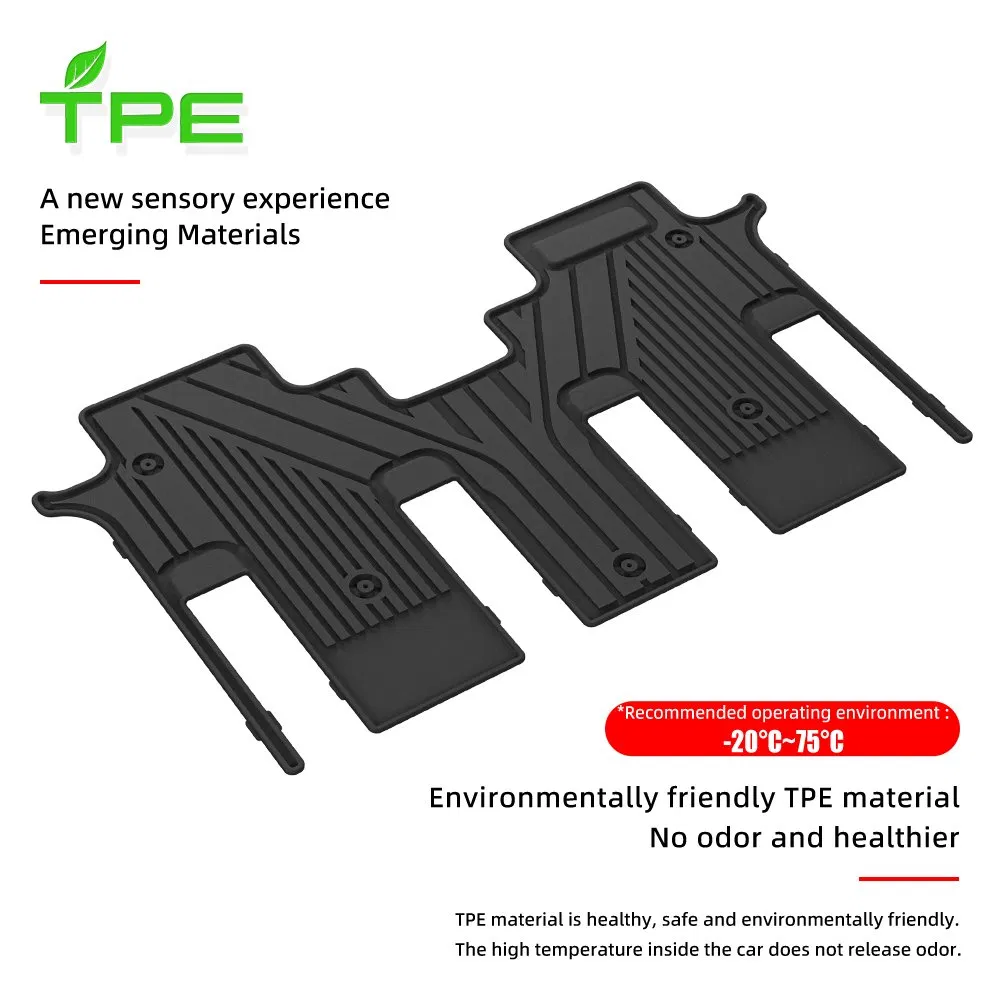 Nuevas Llegadas Tapete de Piso de TPE Impermeable 7 Tapete para Asientos de Coche para Byd Xia 2025