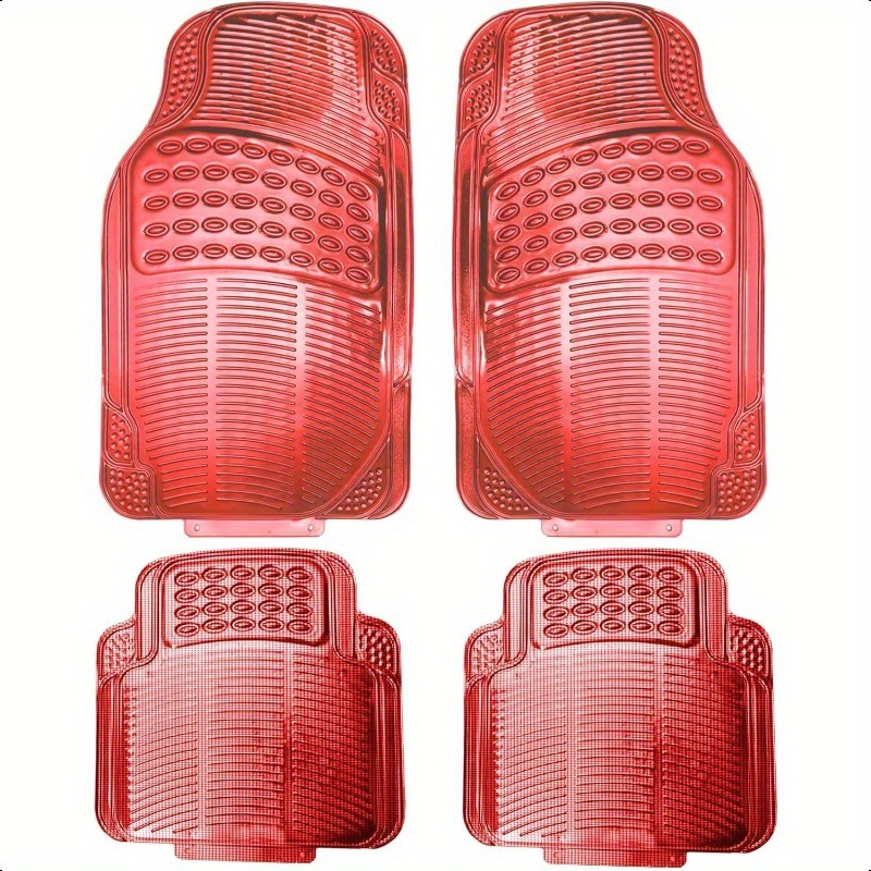 Juego de alfombrillas de coche de aluminio universal de alta calidad, con foil antideslizante, ultra duradero y de gran resistencia, fabricado en China