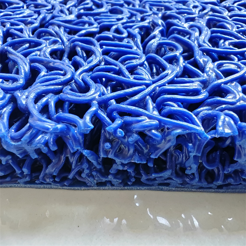 Alfombra de entrada de PVC ecológica con respaldo de picos, alfombra de bobina de PVC para coche
