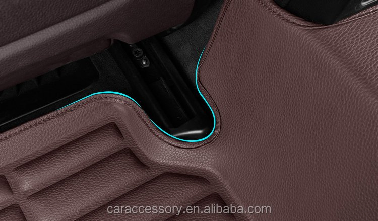 Venta Caliente Alfombrillas de Cuero Personalizadas para Automóviles Alfombra de Piso Adaptable a Todos los Modelos Nuevo Estilo Fácil de Limpiar Alfombrilla de Lujo para Automóvil