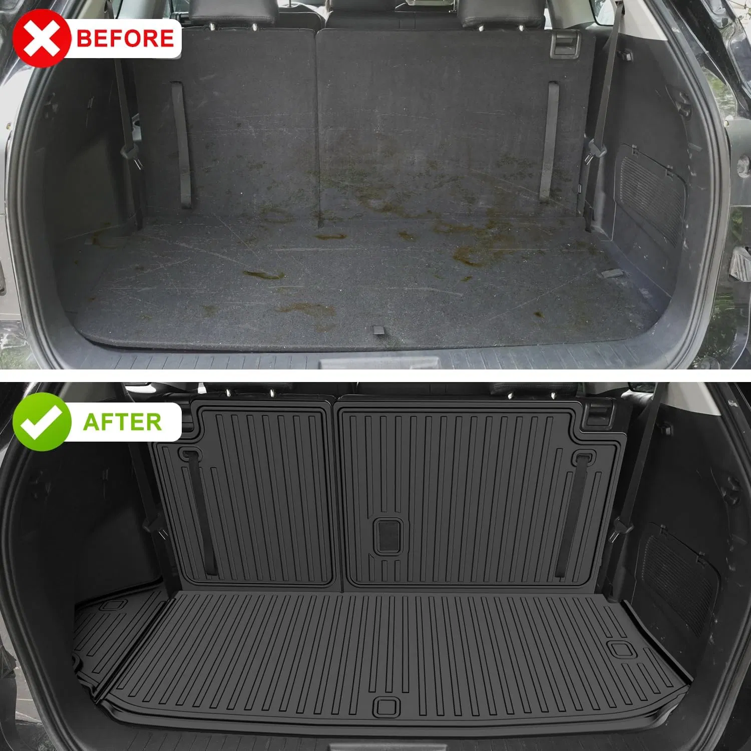 Alfombrillas de maletero de TPE de alta resistencia para Toyota Yaris Cross