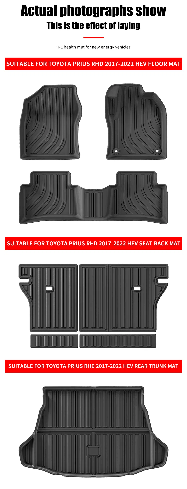 Alfombrilla TPE Prius