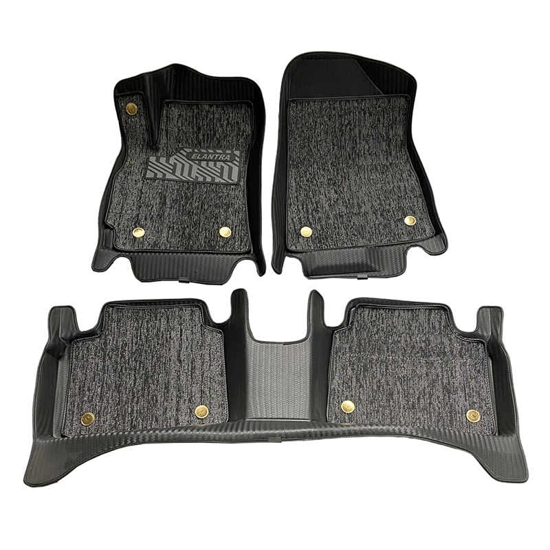 Alfombrillas de coche a medida 5D con construcción de goma resistente