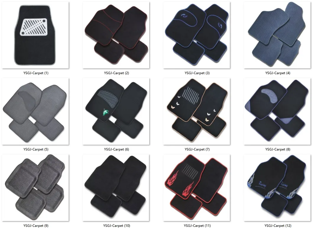 Material de alfombra para automóvil universal