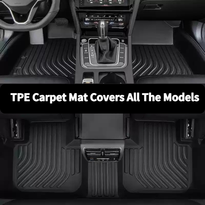 Alfombrilla de coche universal 3D TPE impermeable antideslizante cubre todos los modelos de alfombrilla de suelo para coche