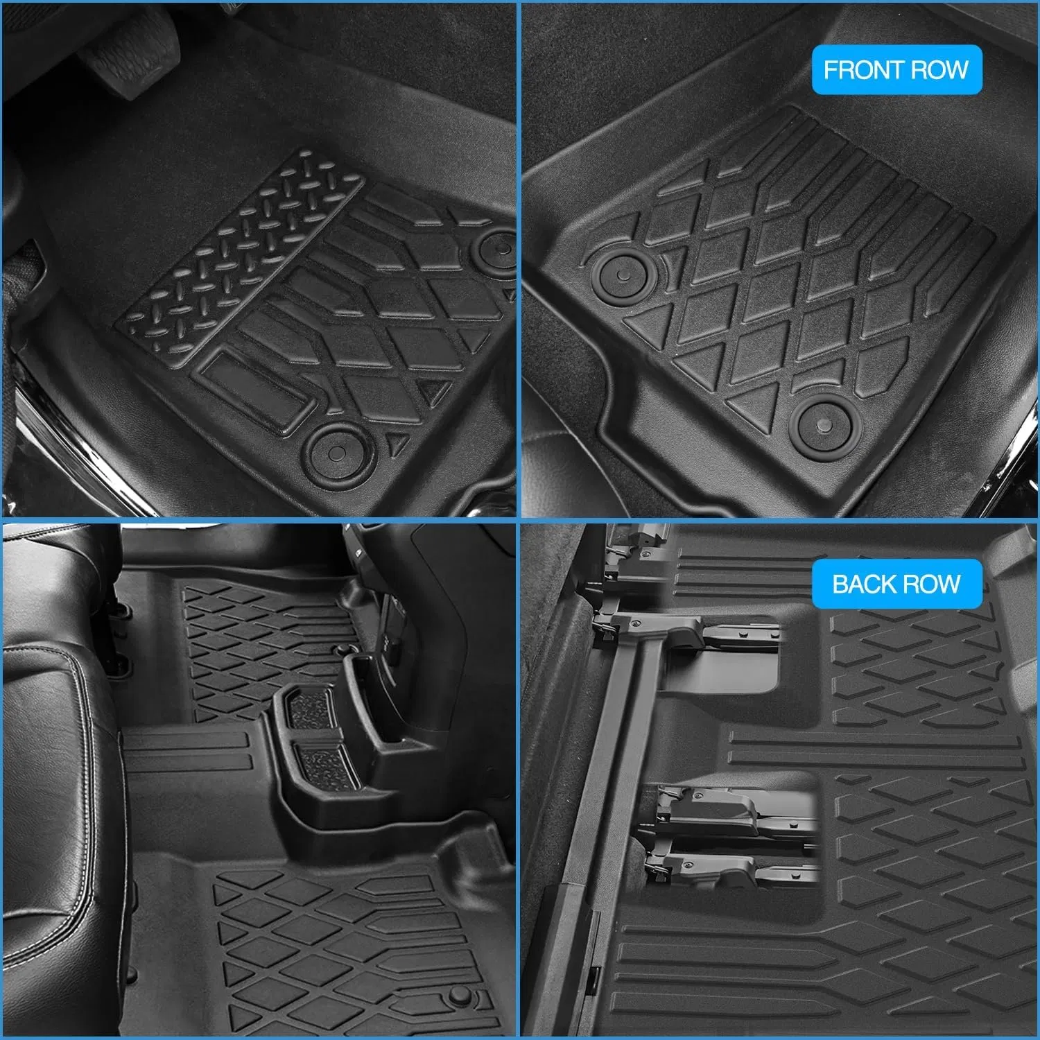 Alfombrilla de piso TPE para todo clima, accesorio de auto, alfombrilla de pie, alfombrilla de maletero para Volkswagen Polo Plus