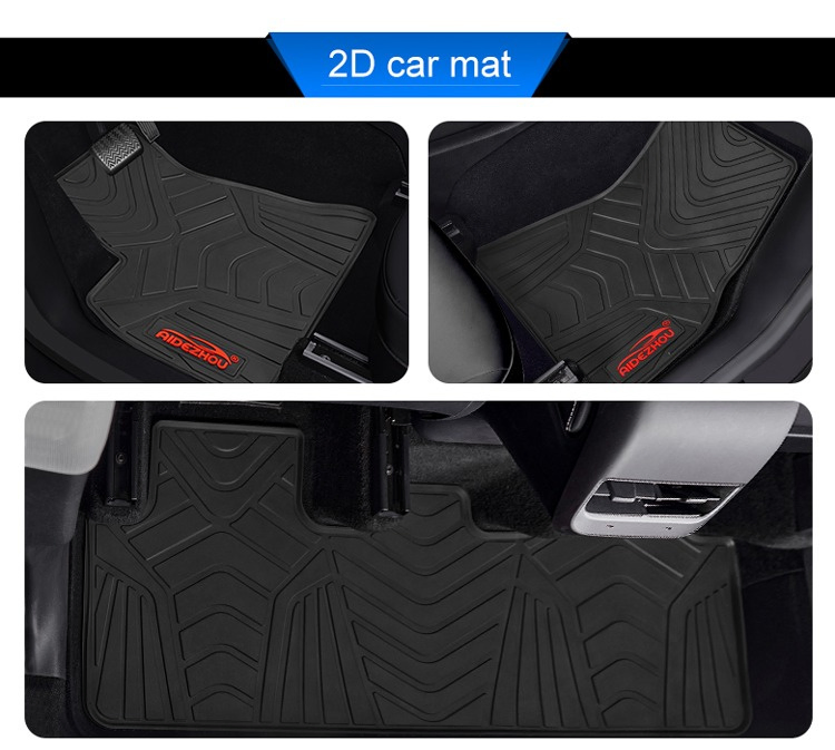 Fácil instalación, alfombrilla para coche resistente a la suciedad y ecológica para Volkswagen VW Polo
