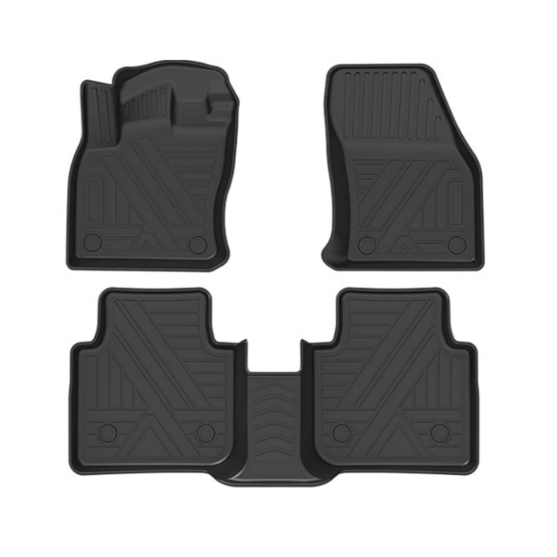 Mats de goma personalizados para el suelo del coche de doble capa, totalmente cubiertos y antideslizantes para VW
