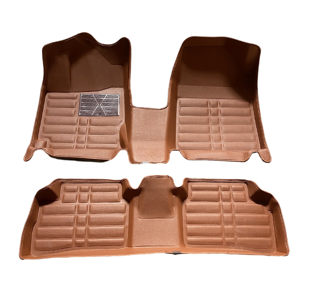 7D Alfombrillas de Piso de PVC Impermeables para la Serie Toyota Land Cruiser 80