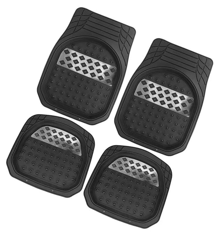 Mats de coche universales de PVC impermeables de piezas de cuero personalizadas 5D 3D 4