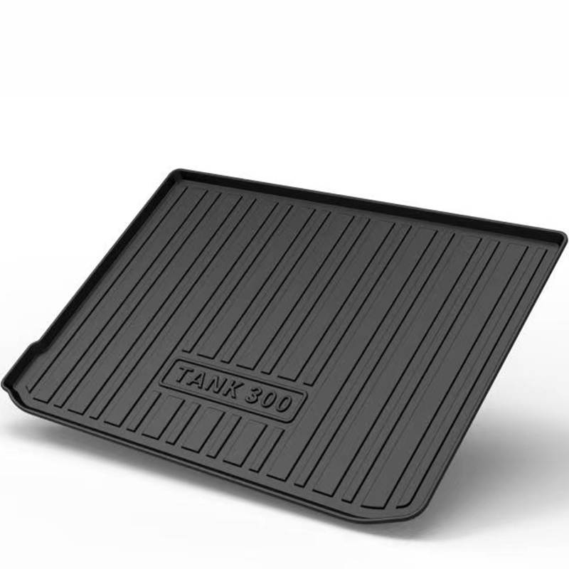 Juego de Alfombrillas de Coche Ecológicas de TPE de Ajuste Universal Negro 3D