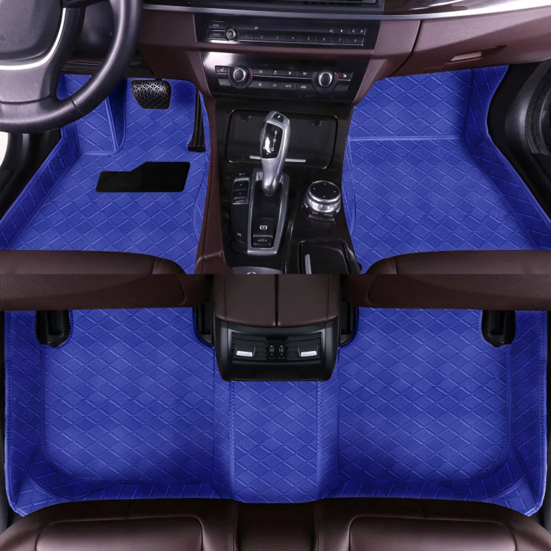 Accesorios de Coche Todo Clima 3D Juego Completo de Cuero Decoración de Coches Protector de Carga de Respaldo de Asiento Trasero Alfombrilla de Suelo para BMW X4 G02 2019-2025