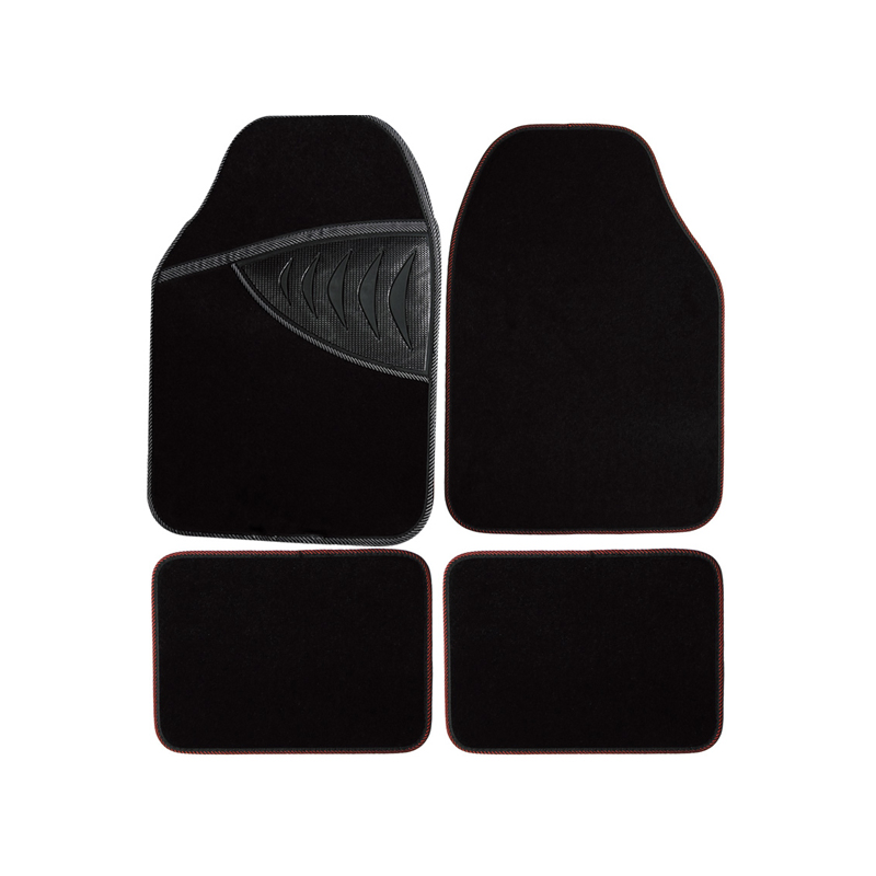Alfombrillas para Auto Todo Clima Pesadas 4-Piece Alfombrilla de Alfombra para el Suelo del Coche