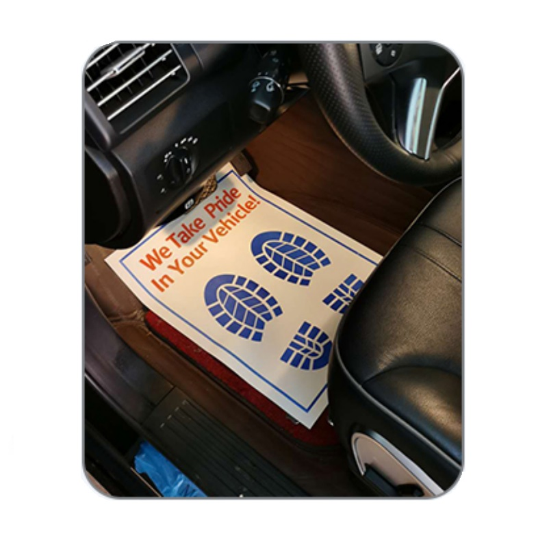 Mata de piso desechable universal para automóvil, impermeable
