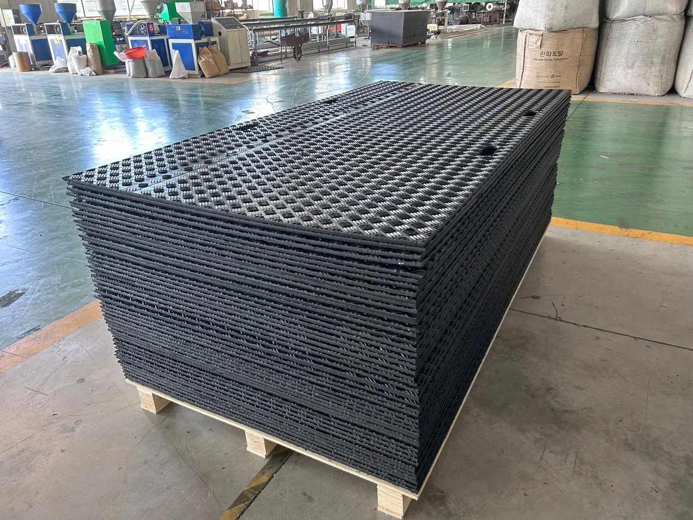 Mats de Protección de Suelo para Vehículos de Carga Pesada HDPE Mat de Pista
