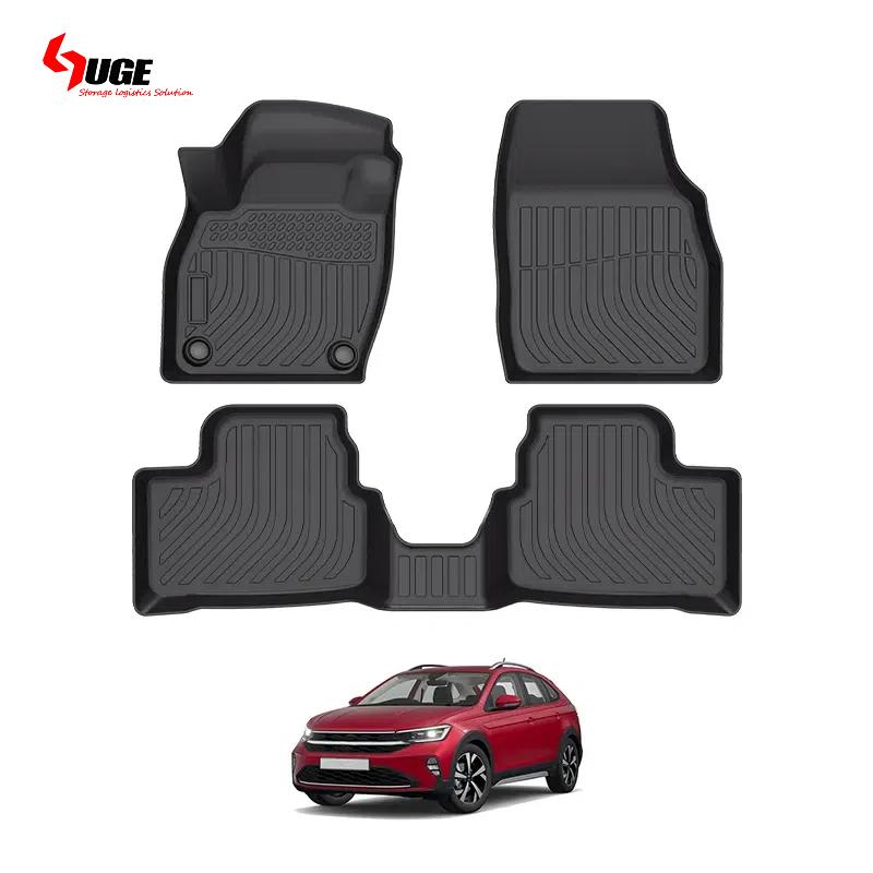 para VW Polo Mk6 Alfombrillas de coche Tapetes de TPE Alfombrillas de pie