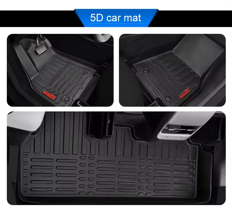 Alfombrilla impermeable para automóvil Toyota Fortuner Highlander Prado 4runner 7 asiento