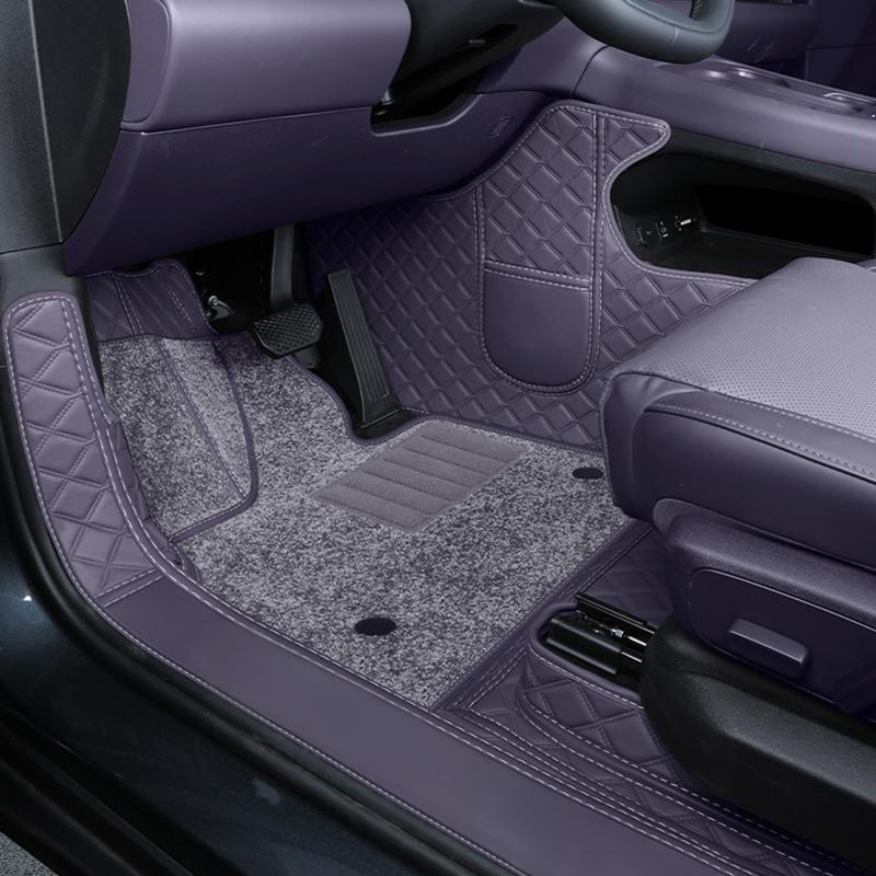Alfombra ecológica de alta calidad para Cadillac Escalade 7seats 2017 Tapetes de cuero de lujo para automóviles