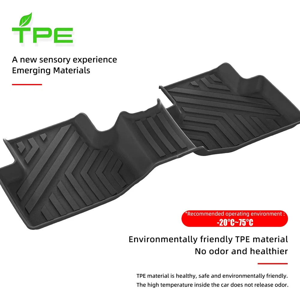 Nuevas Llegadas TPE 3D Alfombrilla de Piso para Coche Impermeable Antideslizante para Mg5 2021-2025