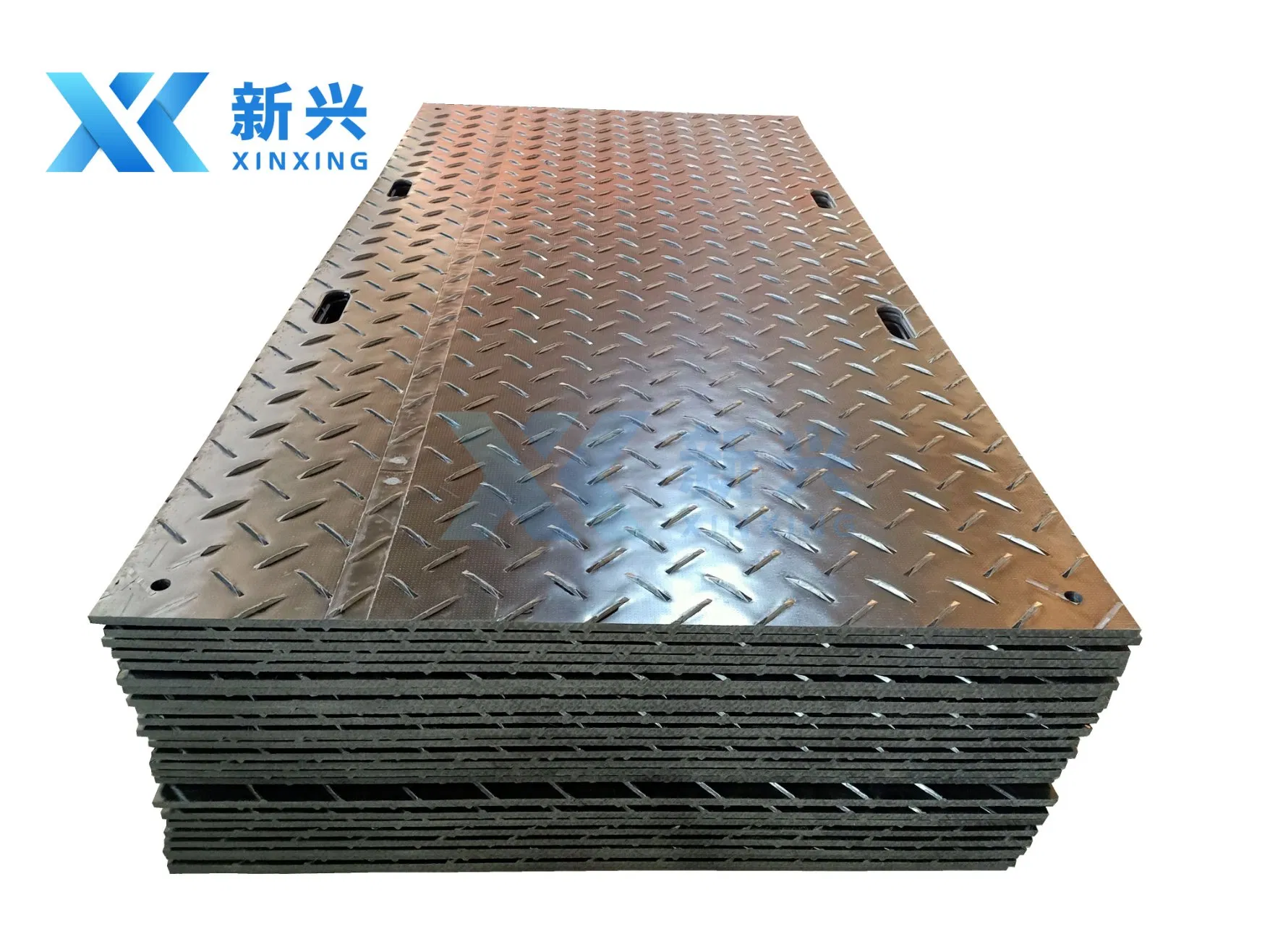 Mats de Carga Pesada para Camiones Construcción HDPE Mats para Plataformas de Trabajo