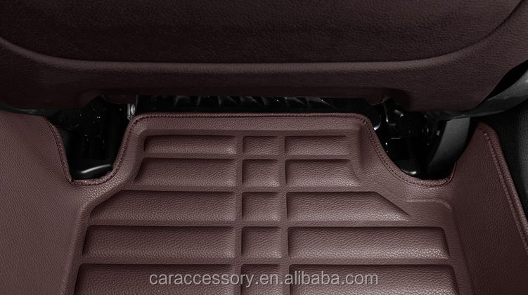 Venta Caliente Alfombrillas de Cuero Personalizadas para Automóviles Alfombra de Piso Adaptable a Todos los Modelos Nuevo Estilo Fácil de Limpiar Alfombrilla de Lujo para Automóvil