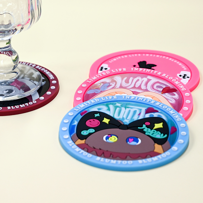 Coaster de coche aislado premium para bebidas - Tapete de mesa antideslizante