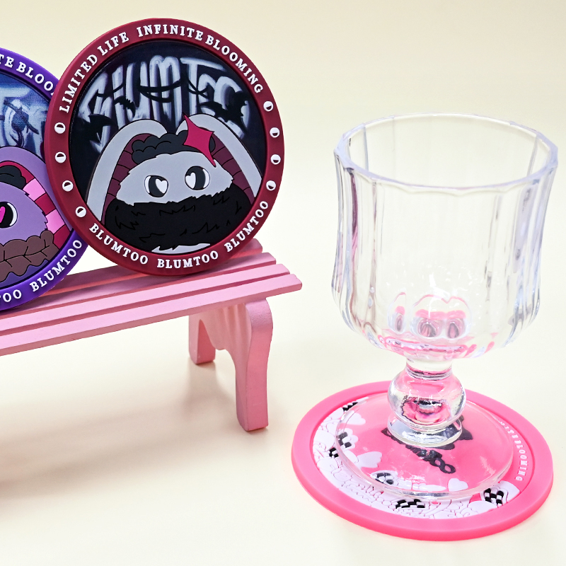 Coaster de coche aislado premium para bebidas - Tapete de mesa antideslizante