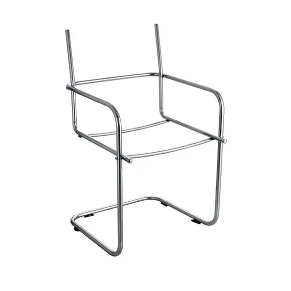 CE Certification Custom-made furniture: 304 stainless steel metal chrome-plated dining chair frame D507025 Supplier, Factory