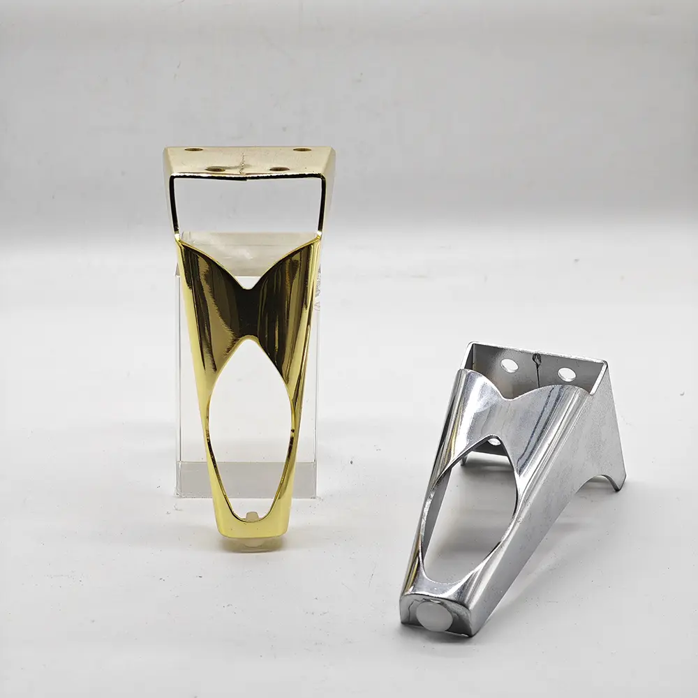High-Quality Gold-Plated Hollow Design Sofa Foot Best-Selling For Furniture A203035 Factory, Company
