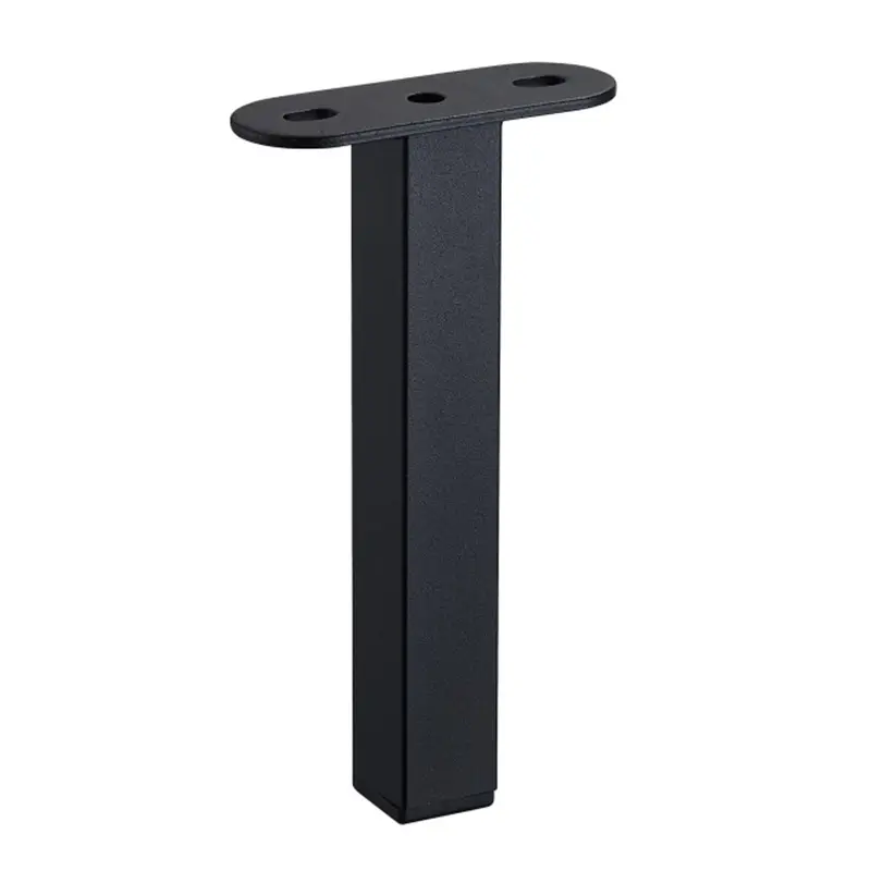CE Certification Daxinghong Hardware Furniture Leg Manufacturing: Black thickened round tube cabinet and chair legs, metal iron table legs B303026 Company, Companies