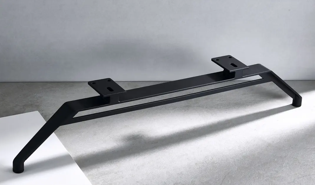 OEM Daxinghong Furniture Hardware Large Item iron plate bent Sofa Leg D501045 Company, Service