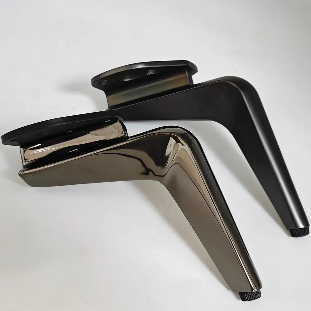 CE Certification Furniture Hardware Replacement Silver Antique Iron Steel Tv Stand Leg Sofa Legs A107011 Supplier, Companies