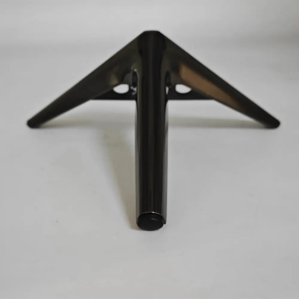 High-Quality Gold, black, iron, metal furniture accessories, metal sofa legs, semi-circular three-prong sofa legs A101054 Product, Service