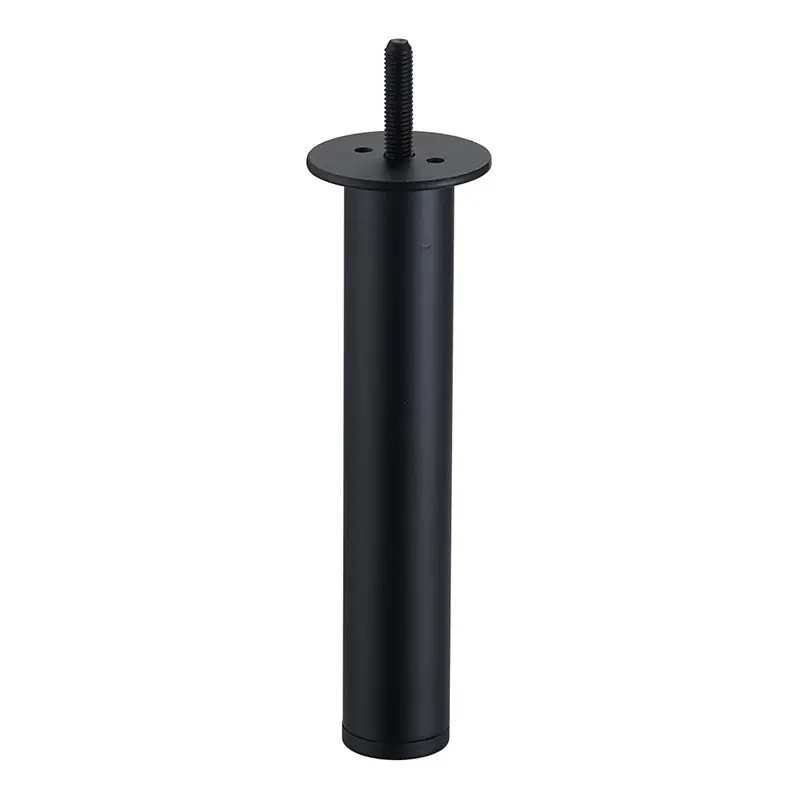 Wholesale Daxinghong Hardware Furniture Legs Manufacturer: Black thickened round tube cabinet legs, metal iron table legs B303033 Manufacturer, Companies
