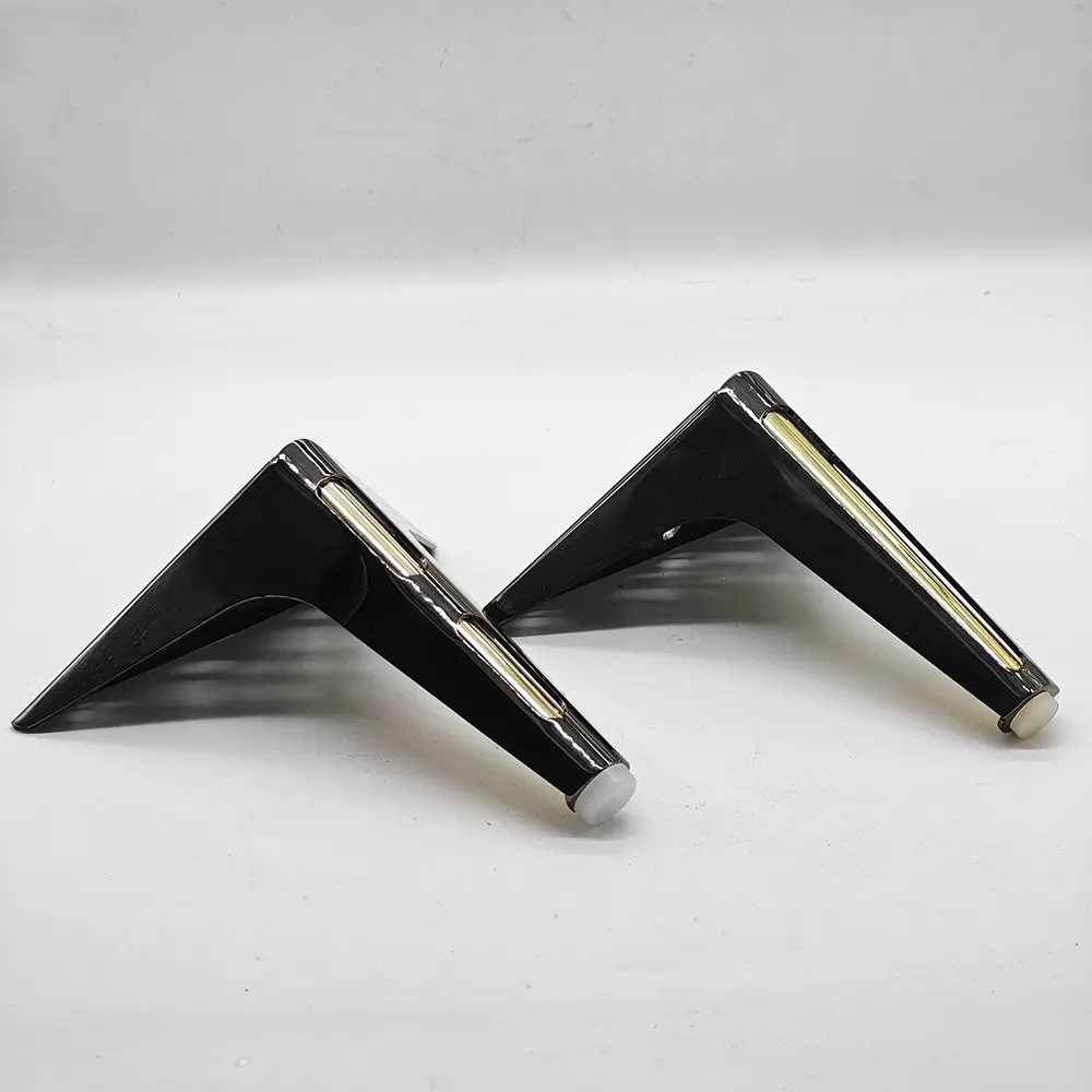 CE Certification Daxinghong Luxury Design Gun Black Gold Plated Best-Selling Sofa Foot A101062 Manufacturers, Supplier
