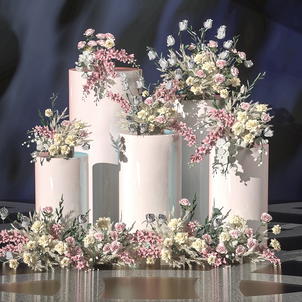 Wholesale Acrylic White Pedestal Display Xinquan For Party Supplies Decoration Manufacturers, Suppliers