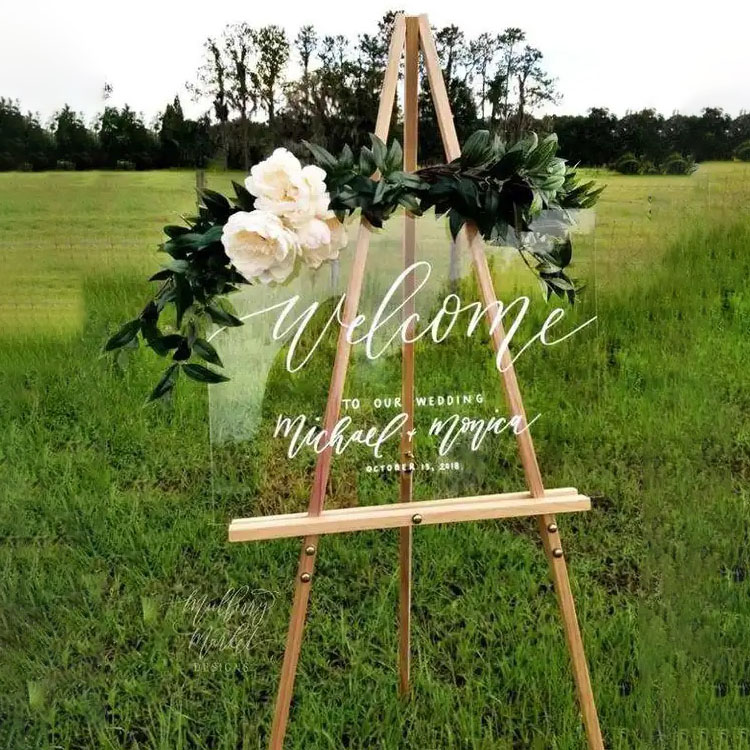 Cheap Large acrylic notice boards are available xinquan for weddings birthdays Supplier, Factory