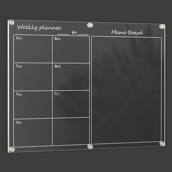 Acrylic menu holder