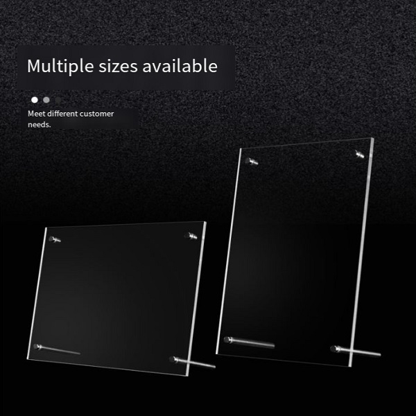OEM Acrylic Photo Frame Xinquan for Poster Advertisement Table Card Manufacturer, Factories