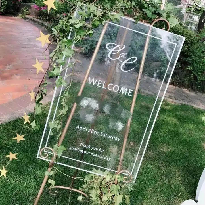 Clear Acrylic Sign Board