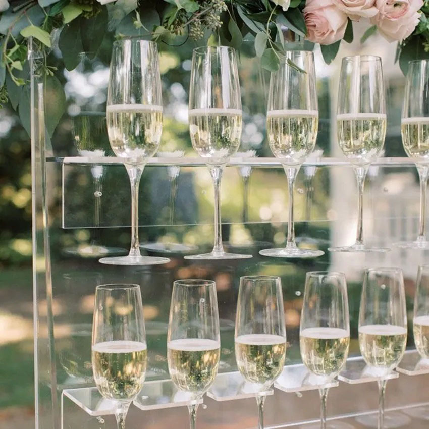 Discount Acrylic champagne wall xinquan for wedding display Manufacturer, Service