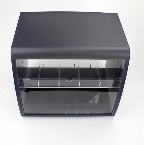 Wholesale Black Two-Tier Display Box With Customisable Logo Manufacturers, Service