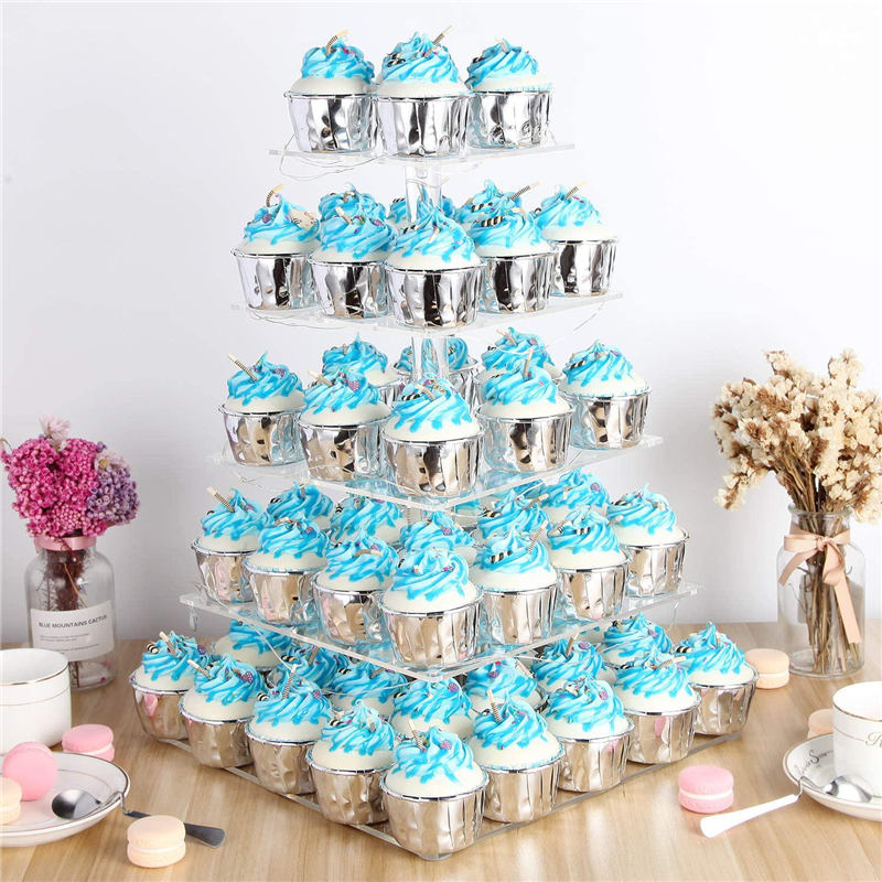 Acrylic cake stand for dessert table display
